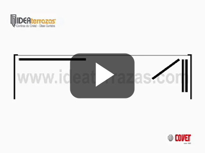 IDEAterrazas Glass Curtains Possible Configuration Video